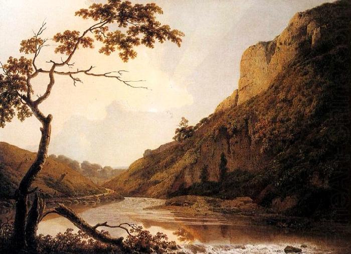 Joseph wright of derby Matlock Tor china oil painting image